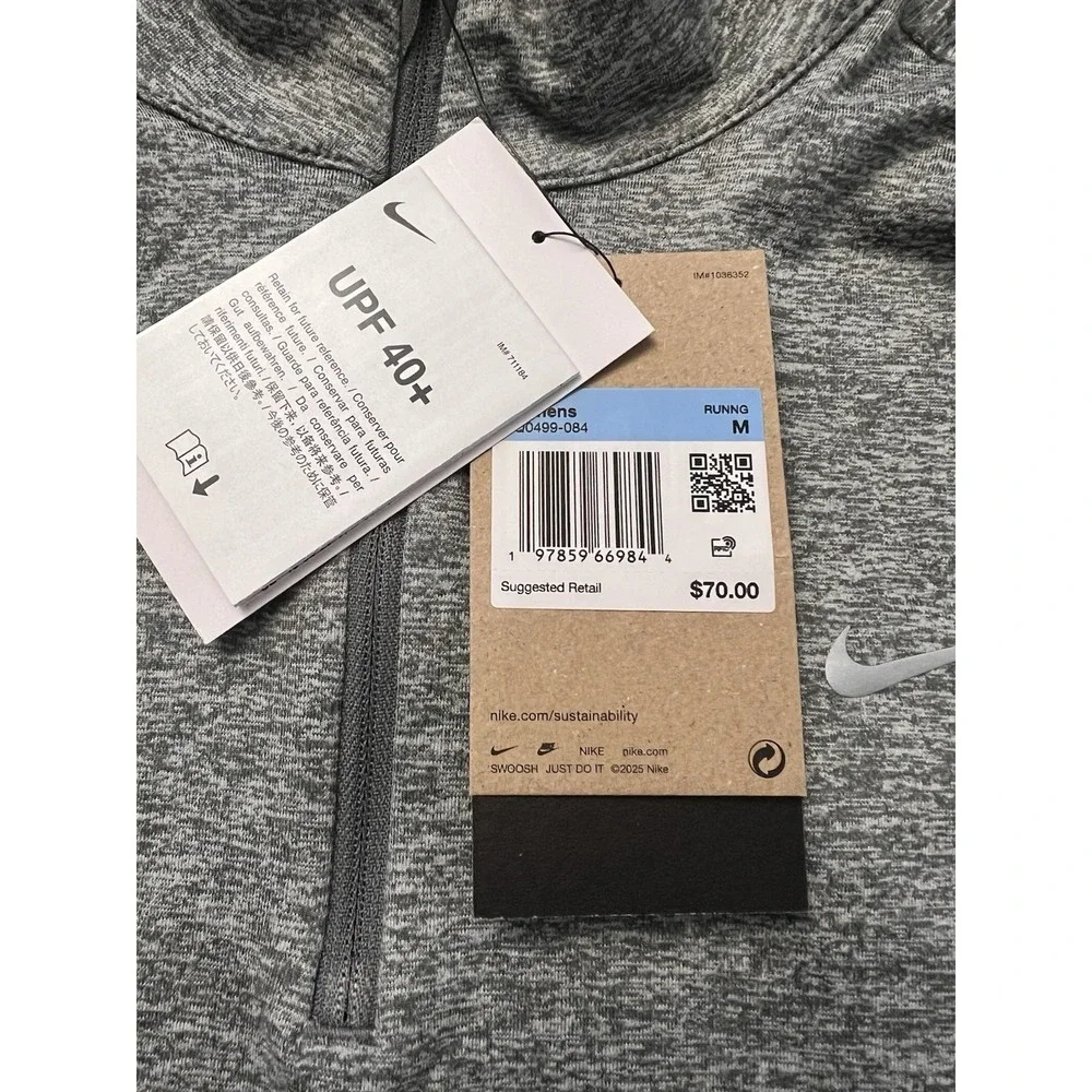 NEW Nike Womens Swift Dri-FIT UV 1/4-Zip Running Pullover Medium NWT‎ HQ0499-084